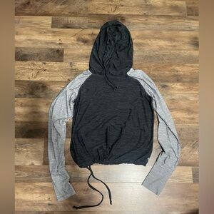 Nicole Miller Black and Gray Hoodie